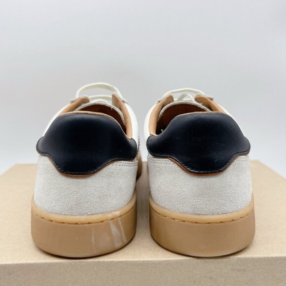 Allen Edmonds LUDLOW Slip-On Stretch Lace Up Sneakers Dove Suede Mens US 8.5 - Picture 8 of 13